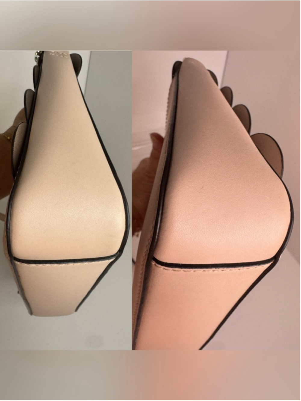 #405 Kate Spade NWT Magnolia Street Isabella Leather Blush Pink Crossbody Bag - Picture 11 of 17